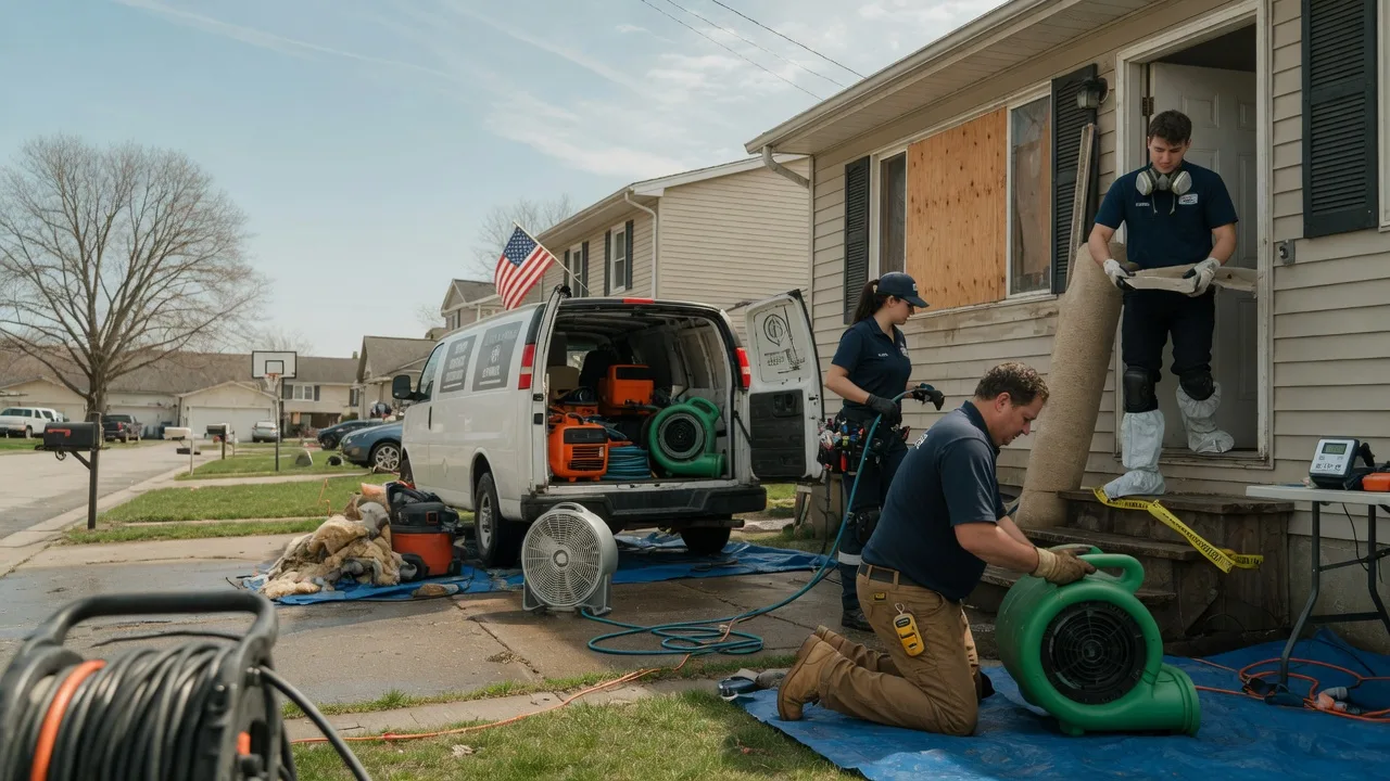 Water Damage Restoration in Dilliner, PA near me
